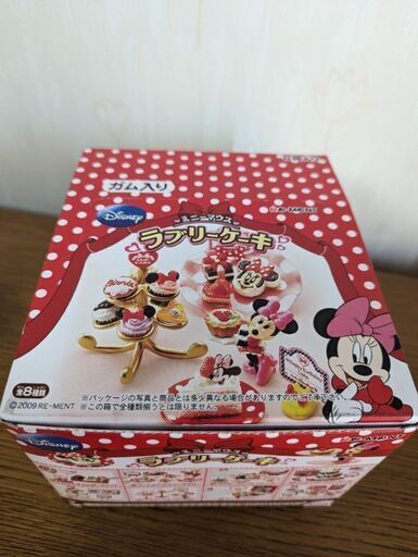 ディズニー　ミニーマウス　ラブリーケーキ　食玩　リーメント【中古品】