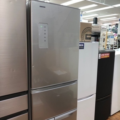 2018年製 東芝 冷凍冷蔵庫 GR-417G(S) 410L/5ドア/右開き