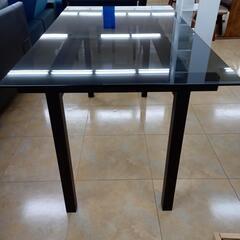 ★ジモティ割あり★  ダイニングテーブル ブラック H75.5×D80×W150 クリーニング済み OJ1700