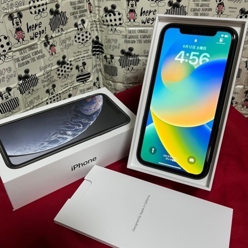 iPhone XR 64GB SIMロック解除済 バッテリー95% 美品! (たこ焼き