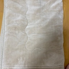 【お引き取り確定】ニトリ　毛布（茶色）　シングルサイズ