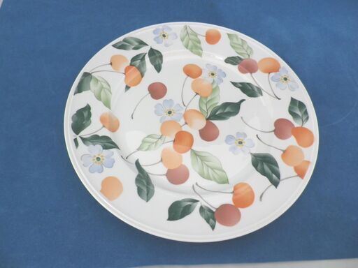 ビレロイ＆ボッホ Amigo さくらんぼ プレート 直径21cm 4枚セット  