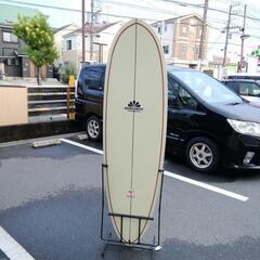 サーフボード　ファンボード　6,6  198cm DUAL SHIFT MASTER WORKS  フィン&ケース付き　エキスパート藤沢辻堂