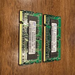 【引渡者決定】【ジャンク扱い】ノート用メモリ PC2-5300 ...