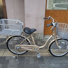 Active Style[アクティブスタイル]22吋 ファミリーサイクル 内装3段/LEDオート/ゴールド