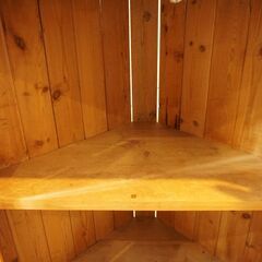 THE PENNY WISE(ペニーワイズ)より英国アンティークのクラシカルなデザインのコーナーキャビネットです！カントリー風のパイン無垢材のキャビネットはブックシェルフやディスプレイラックにも。DH128