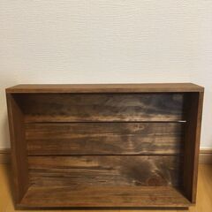 【美品】アンティーク木箱　おしゃれな収納ボックス　木製