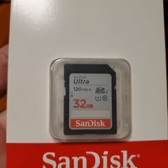 サンディスク製SDHCカード　32GB 新品未使用