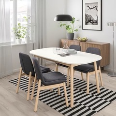 定価6万 IKEA VEDBO ヴェードボー ダイニングテーブル...