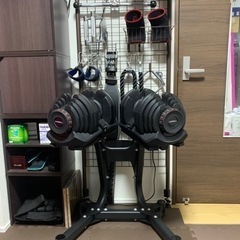 可変式ダンベル40kg×2 +専用スタンド