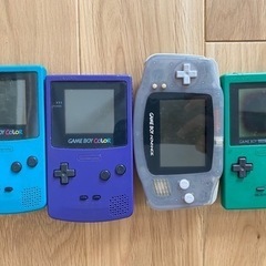 ゲームボーイカラー、アドバンス、ポケット