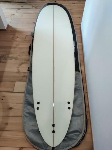 美品❣️CARDIFF カーディフ　セミロング　ファンボード　サーフボード　7.3 セミロングサーフボード 美品❣️CARDIFF カーディフ セミロング