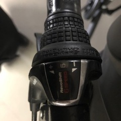 子供乗せ(フロント)付き自転車 6速　ツヤケシブラック