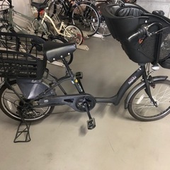 子供乗せ(フロント)付き自転車 6速　ツヤケシブラック