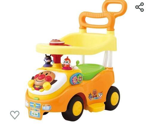 アンパンマン よくばりビジーカー 押し棒＋ガード付き 新品未開封