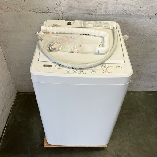 【YAMADA】 ヤマダ 全自動電気洗濯機 6.0kg YWM-T60H1 2023年製