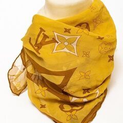 LOUIS VUITTON 25周年 シルクシフォンスカーフ 品番v23-271
