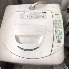 無料　洗濯機　0円　ジャンク品扱い　SANYO 4.2kg 全自...