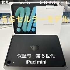 【取引中】最新第６世代iPad mini セルラーモデル６４ＧＢ