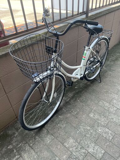 リサイクルショップどりーむ荒田店　No868 エコNo16858X 自転車　シティサイクル　２６インチ　ライト付き♪　シンプルで乗りやすい♪