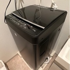 【取引中】洗濯機 5.5kg 黒色 2021年式