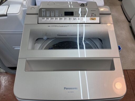 お買い得品Panasonic 8kg洗濯機 パナソニックNA-FA80H6 2019年式8994