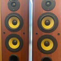 ①　美品　DENON トールボーイスピーカー システム SC-T555SA DENON DENONトールボーイ スピーカーSC-T555SA