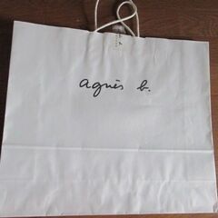 ◆アニエスベー　ショップ袋◆約38×45×13