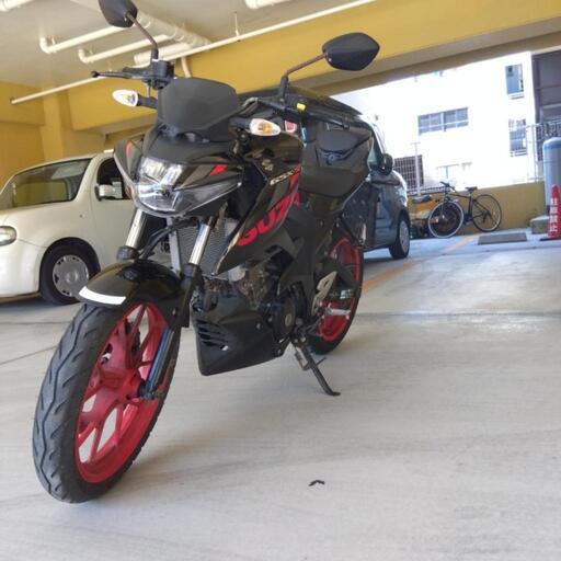 限定品 スズキ GSX-S（黒赤） 125cc スズキ GSX-R125、新色レッド