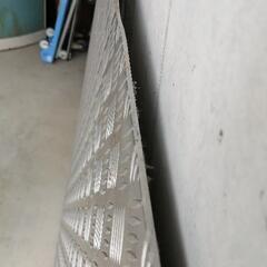 【ジャンク品】[配達無料]アルミ縞板　4尺☓8尺　未使用保管品