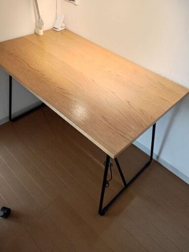 無印良品折りたたみテーブル・幅１２０ｃｍ・オーク材