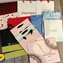 化粧品 紙袋20枚セット 資生堂 AYURA ミラノコレクション...