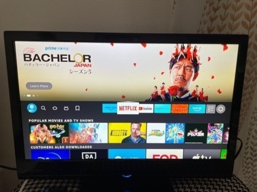【美品！作動品】ネット配信視聴可能　22型液晶テレビ