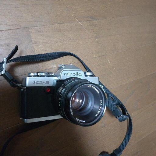 MINOLTA  XG-E + MD ROKKOR 50mm ジャンク