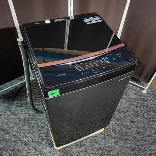 ‍♂️h050919売約済❌3912‼️お届け\u0026設置は全て0円‼️定価49,820円❣️最新2021年製✨ブラックガラストップ✨アイリスオーヤマ 6kg 全自動洗濯機