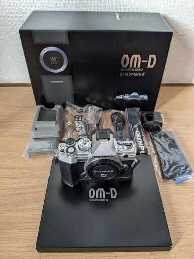 【新品同様】OLYMPUS OM-D E-M5 Mark III ボディ ミラーレス 2037万画素 シルバー★１年保証付
