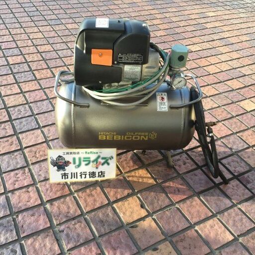 日立工機 0.4LE-8TB エアーコンプレッサー ベビコン【市川行徳店】【店頭取引限定】【ジャンク】管理番号：IT7XUPT659EK
