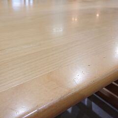 大川家具｜カバーリング仕様｜アルダー材｜オイル塗装仕上げ｜ベンチダイニング4点セット