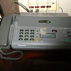パナソニック　ファックス付き電話機　留守電録音機能あり
