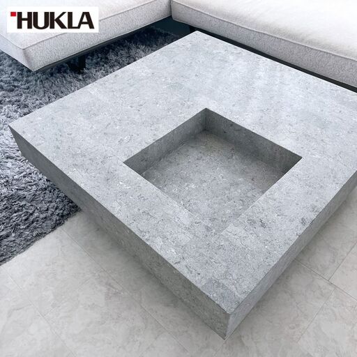 HUKLA フクラ　スクエアセンターテーブル　ELT-001 1010 GS モデルルーム展示品