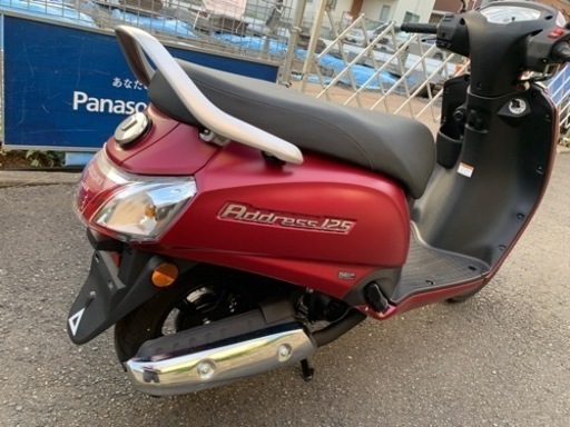 SUZUKI アドレス　125 現行　2022年　21キロ　ワンツー　通勤　通学　フォルツァ　マジェスティ 横浜 SUZUKI アドレス 125 現行 2022年 21キロ ワンツー 通勤 通学