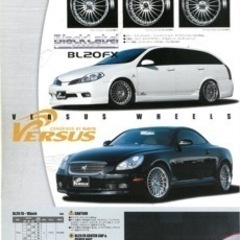 【ホイール】RAYS versus bl20fx 18inch 5h 114.3