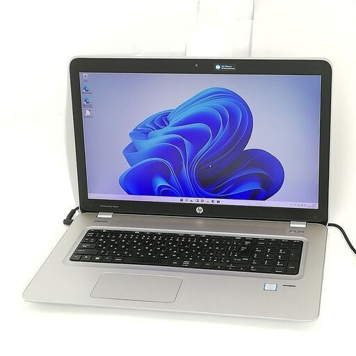 送料無料 ノートパソコン 高速SSD+HDD-500GB フルHD 17.3型 HP 470 G4 中古良品 第7世代 i7 16GB DVDRW 無線 Bluetooth Windows11 Office