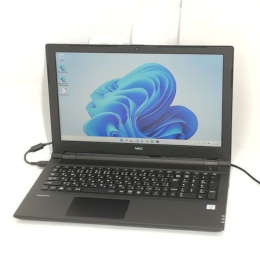 送料無料 15.6型 ノートパソコン NEC VUT25-F 中古良品 第7世代 Core i5 8GB DVDマルチ 無線 Wi-Fi Bluetooth Webカメラ Windows11 Office