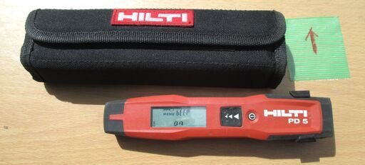 ☆ヒルティ HILTI PD5 レーザーレンジメータ◆ポケットから取り出し、秒速で測定完了
