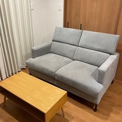 商談中）ニトリ 2人がけソファー 10/25までに引き取り可能な方