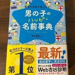 男の子のハッピー名前辞典　名付けに