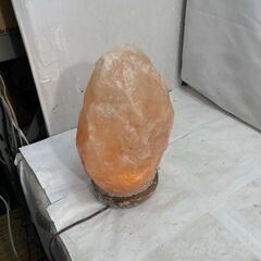岩塩ランプ　オブジェ　全長約32㎝　状態写真で確認　＃26619