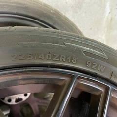 値下げしました。アウディ専用タイヤホイールです