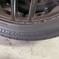 値下げしました。アウディ専用タイヤホイールです